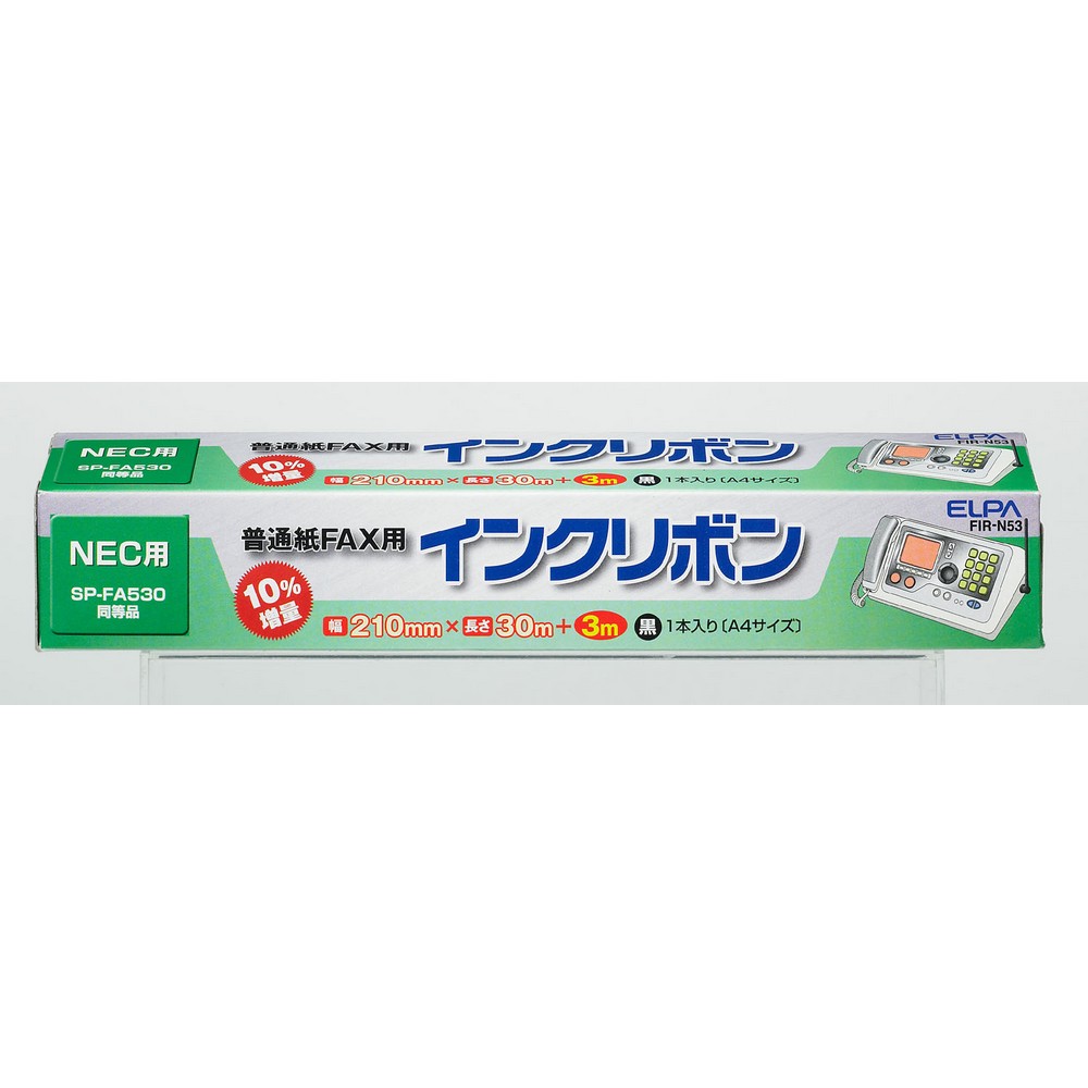 エルパ FAXインクリボン 日本電気用 1本入 FIR-N53 / NEC SP-FA530 互換