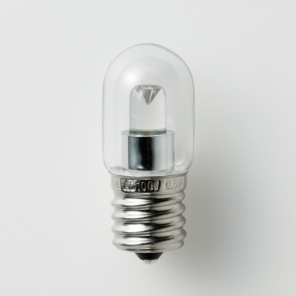 エルパ LED電球 ナツメ形 E17 クリア 電球色 LDT1CL-G-E17-G116