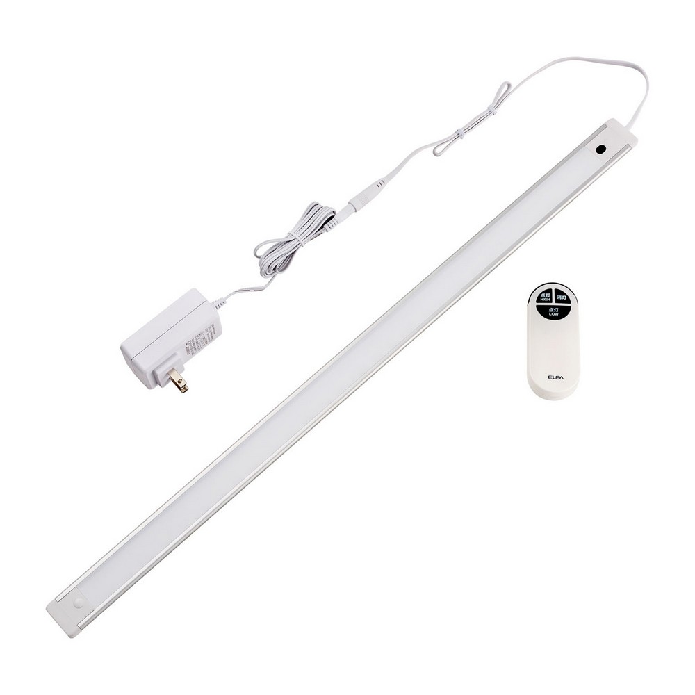 エルパ LED バーライト AC電源 リモコン式 昼光色 60cm ALT-2060RE(D) / キッチン照明や棚下灯に