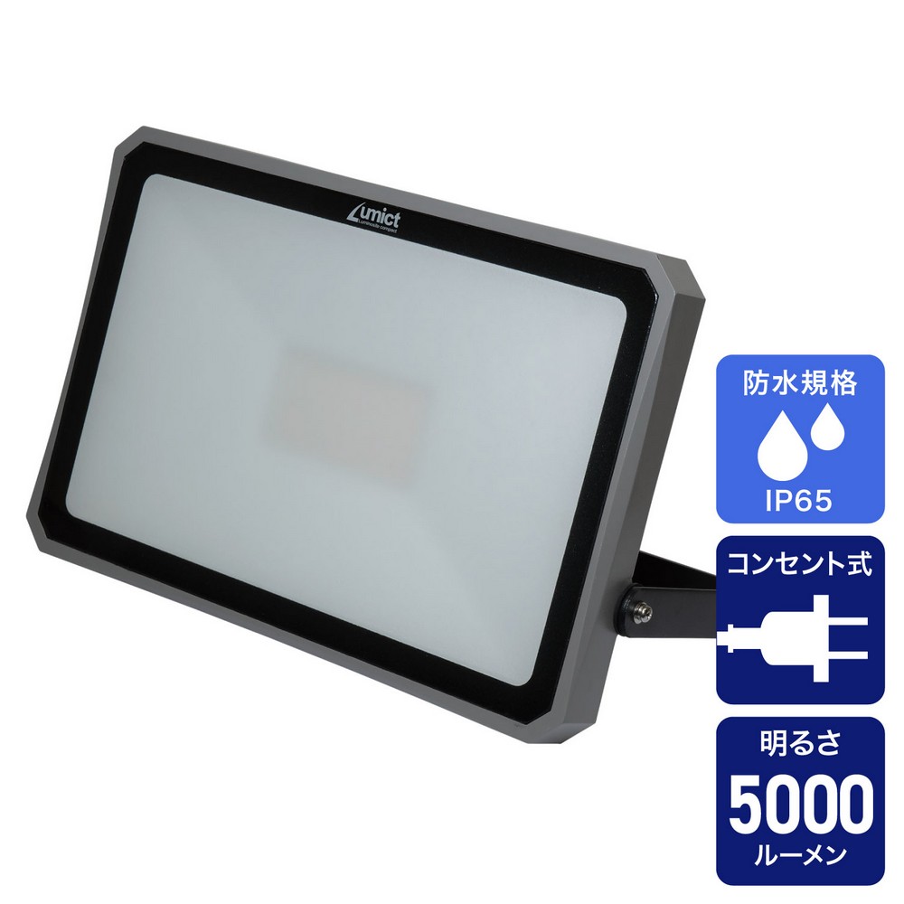 エルパ(ELPA) LED投光器 AC電源 5000ルーメン LFL-1005