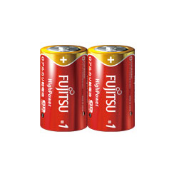富士通 ハイパワー 単1形 2個 LR20FH(2S)